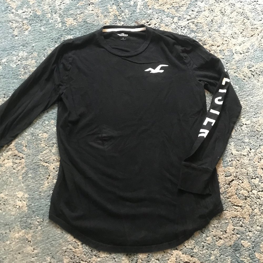 Hollister Long sleeve T-shirt, Color Black